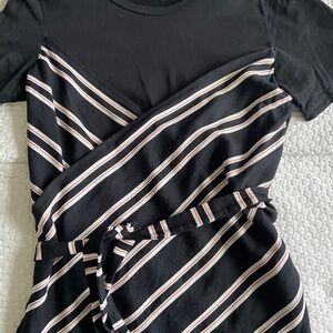 Maje tshirt with faux bodice